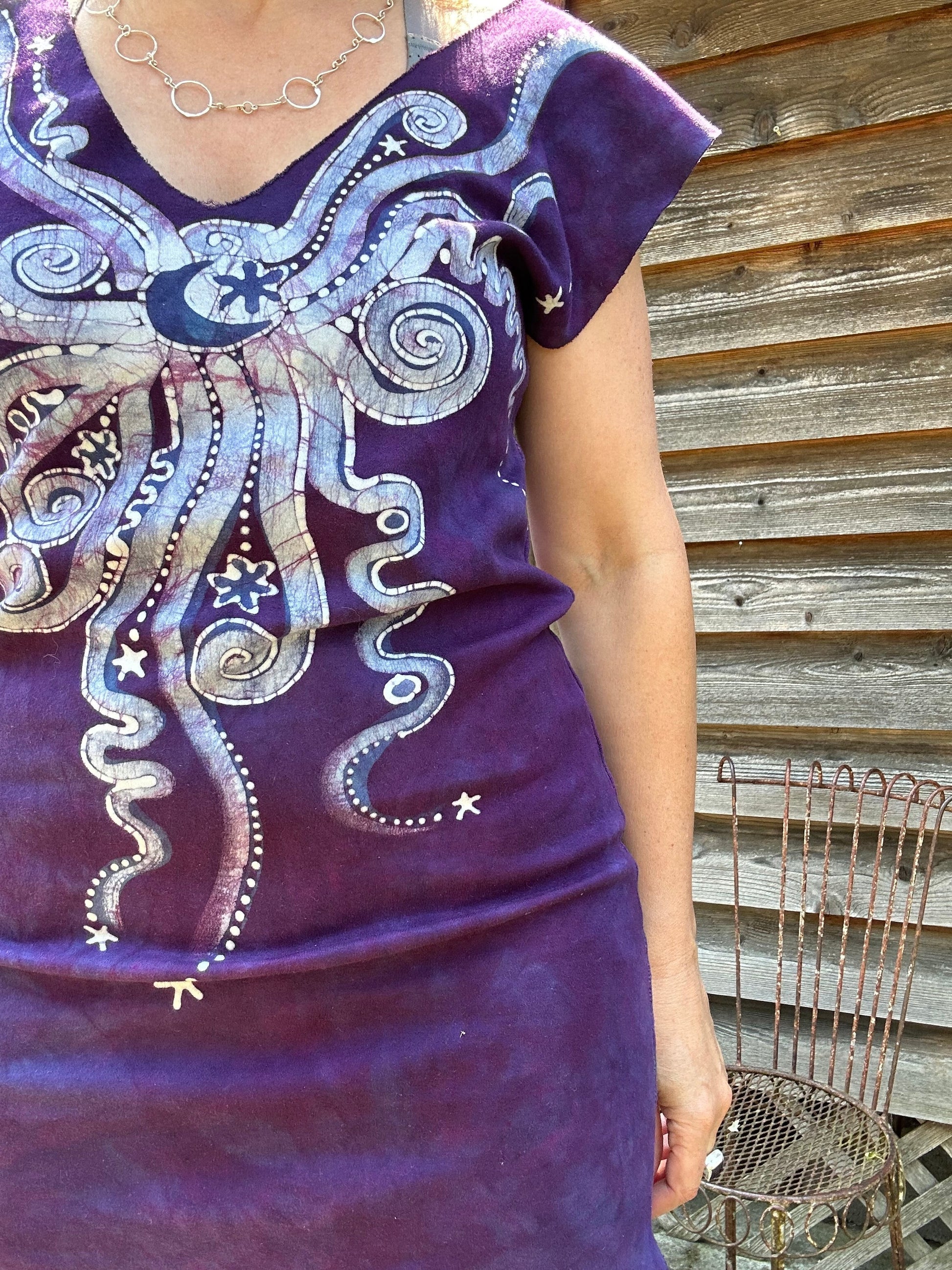 Eggplant Moonbeams Tribal Stretchy Hemp Tube Dress (short) Batikwalla by Victoria Eggplant Moonbeams Tribal Stretchy Hemp Tube Dress (short) Batikwalla by Victoria