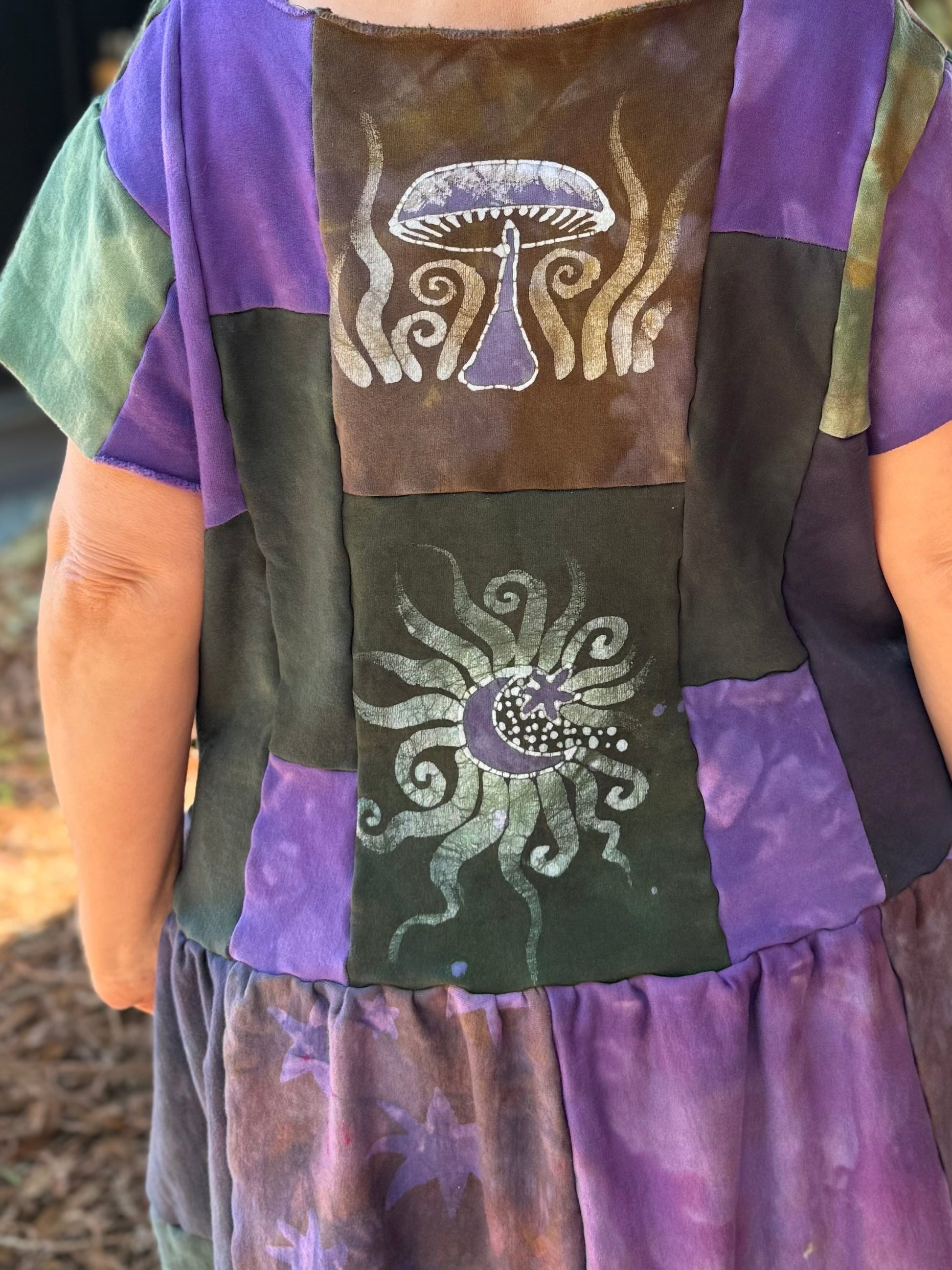 Woodland Spirit Patchwork Dress Batikwalla by Victoria 