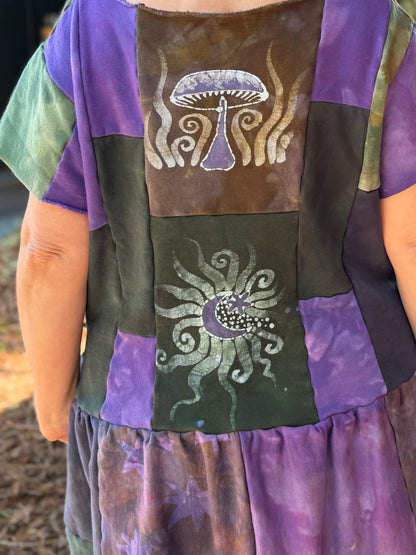 Woodland Spirit Patchwork Dress Batikwalla by Victoria 