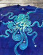 Aurora Borealis Handmade Batik Tshirt tshirt batikwalla Large 