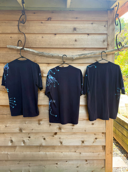 Daydream at Main Stage Psychedelic Hand Painted Original Batik T-shirt Tshirts batikwalla 