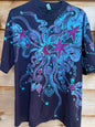 Daydream at Main Stage Psychedelic Hand Painted Original Batik T-shirt Tshirts batikwalla Medium 