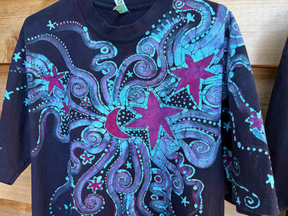 Daydream at Main Stage Psychedelic Hand Painted Original Batik T-shirt Tshirts batikwalla Large 