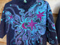 Daydream at Main Stage Psychedelic Hand Painted Original Batik T-shirt Tshirts batikwalla Large 