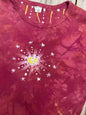Reddish Moon Sunburst Batik - Long Sleeve Tee Batikwalla 2X 