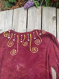 Reddish Moon Sunburst Batik - Long Sleeve Tee Batikwalla Medium 