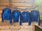 Blue Moon and Stars Batik - Long Sleeve Tee