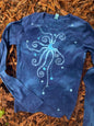 Blue Moon and Stars Batik - Long Sleeve Tee