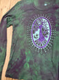 Purple Pendant Tree Long Sleeve Batik Tee