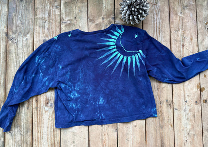 Pacific Moon Long Sleeve Batik T-Shirt Batikwalla by Victoria 