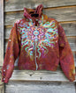 Amber Sky Lotus Flower Handmade Batik Hoodie hoodie batikwalla M/L 
