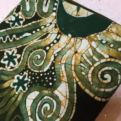 Dancing Green Handmade Batik Yoga Pants batikwalla 