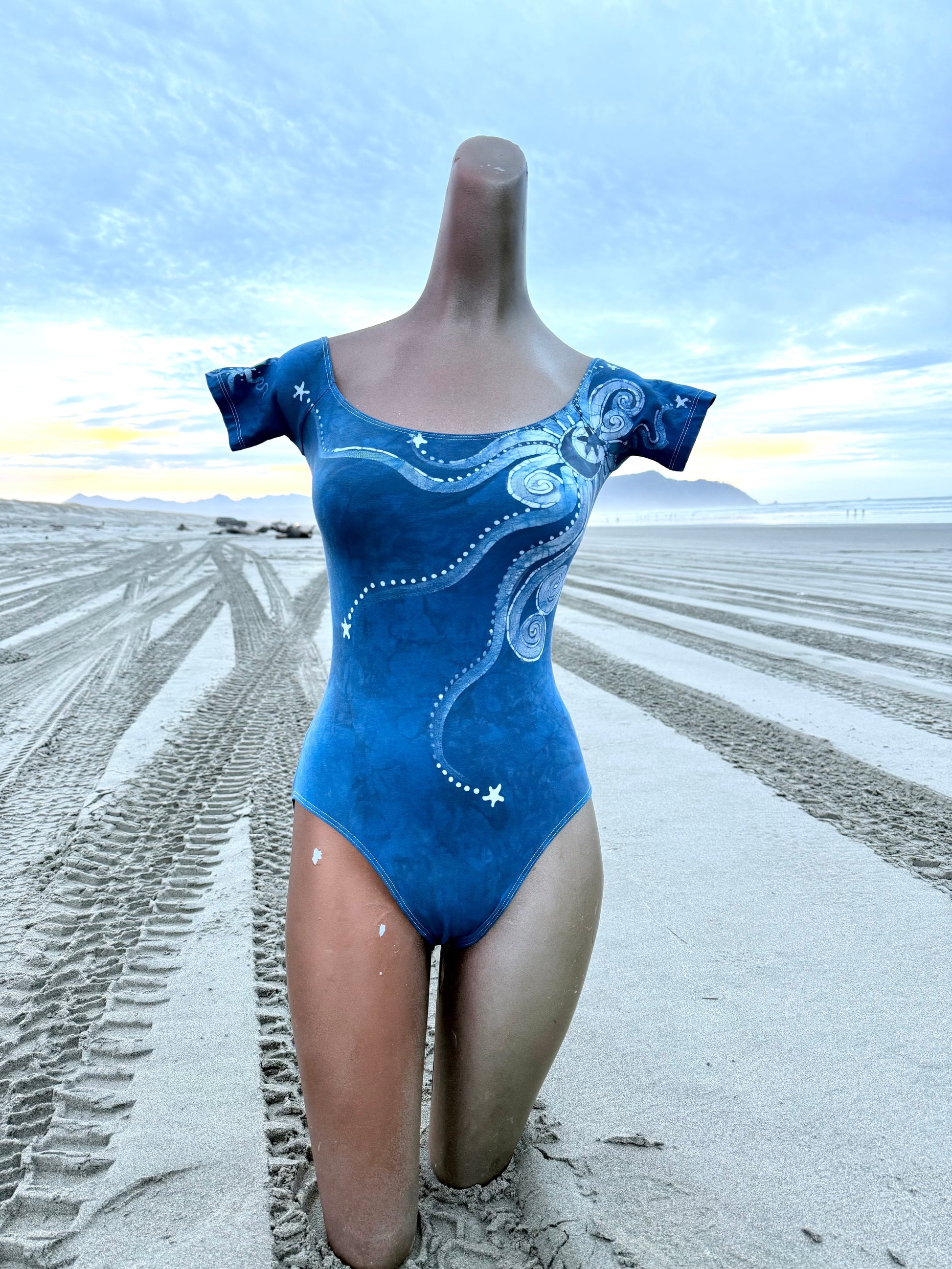 Blue Moon Batik Bodysuit Batikwalla by Victoria 