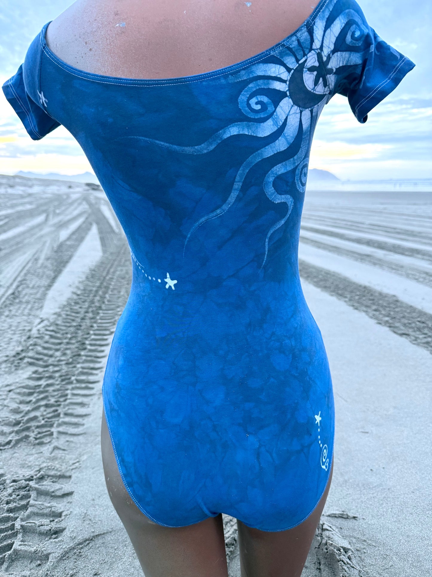 Blue Moon Batik Bodysuit Batikwalla by Victoria 