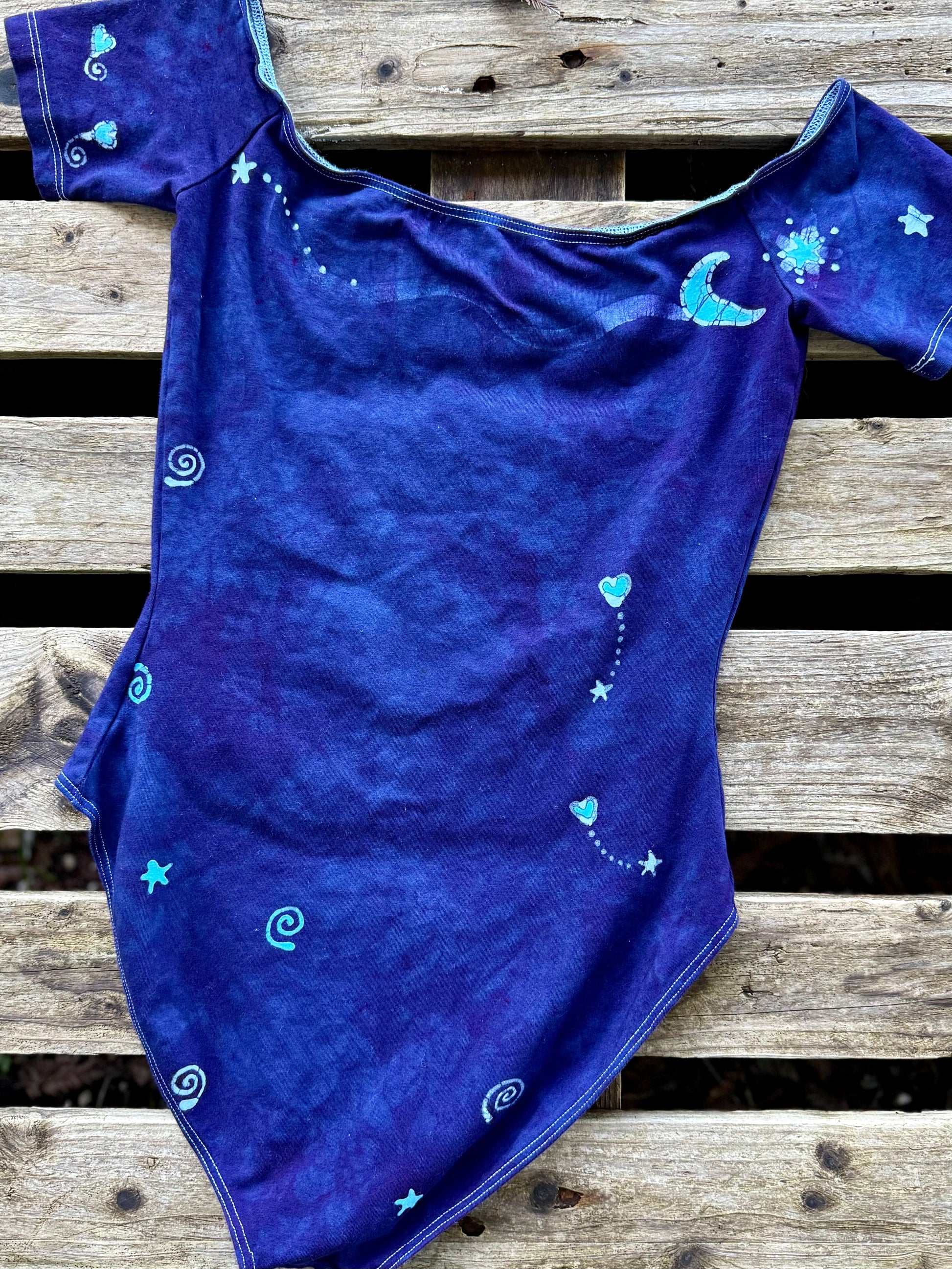 Midnight Star Batik Leotard Batikwalla by Victoria 
