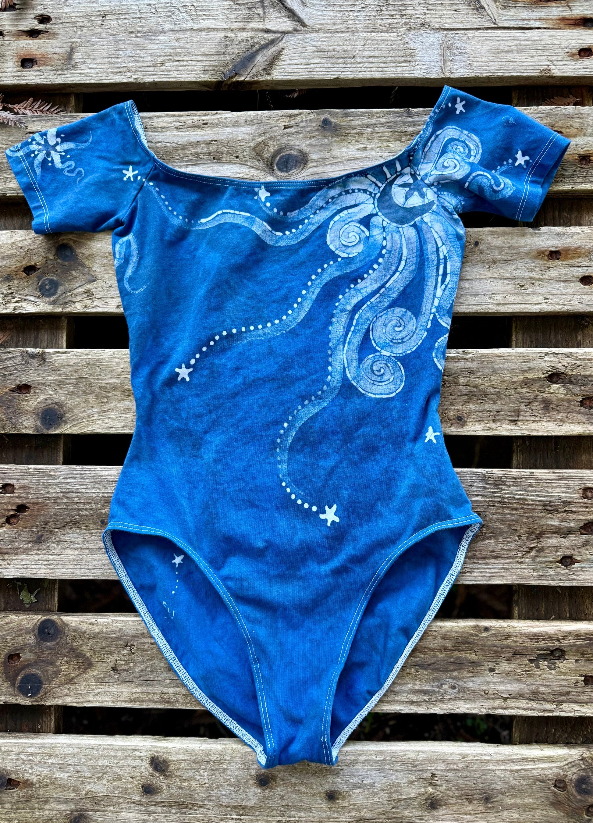 Blue Moon Batik Leotard Batikwalla by Victoria Small 