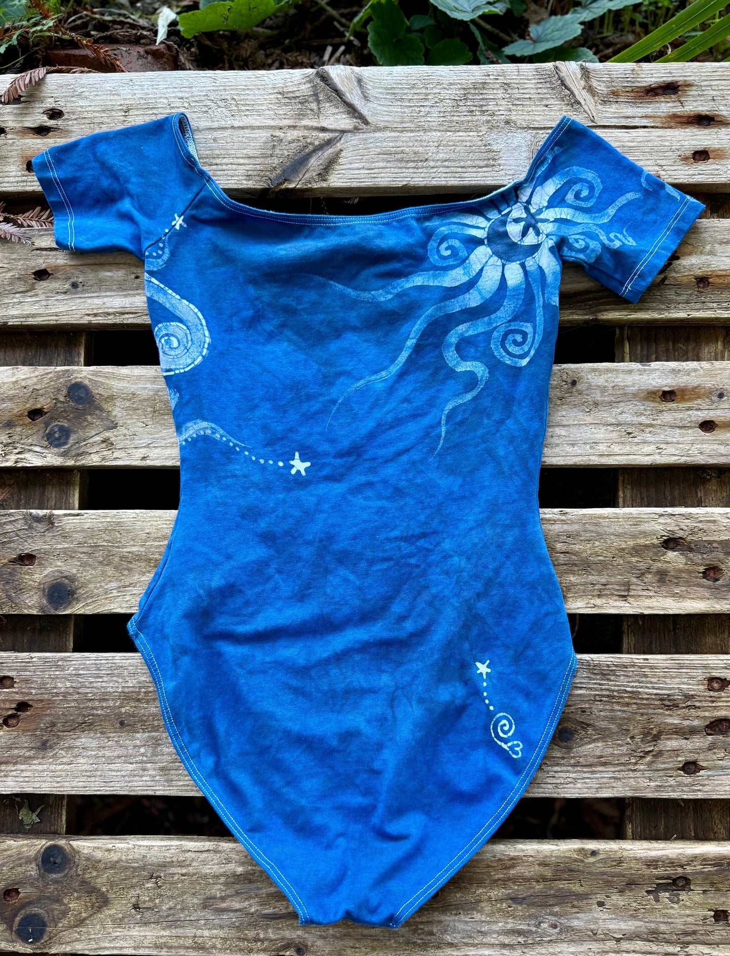 Blue Moon Batik Leotard Batikwalla by Victoria 