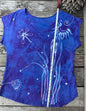 Blue Dragonfly Handmade Batik Scoop Neck Top - Size XL ONLY Tops batikwalla XL 
