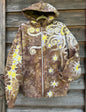 Driftwood Moonbeams Handcrafted Batik Zipper Hoodie - Unisex Size XL hoodie batikwalla 