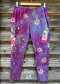 Sunrise Sunset Moon and Stars Batik Leggings leggings batikwalla 2X 