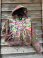 Lotus Flower Handmade Batik Hoodie hoodie batikwalla M/L 