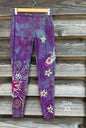 Sunrise Sunset Moon and Stars Batik Leggings leggings batikwalla XS 
