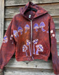Amanita Mushroom Hunter Batik Hoodie - Naturally Red hoodie batikwalla 