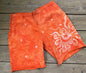 Comfy Cozy Galaxy Shorts - Sunset Orange shorts Batikwalla by Victoria ONE SIZE 