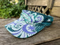 Aqua Moon and Stars Sun Visor visor batikwalla Aqua Moon 