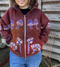Amanita Mushroom Hunter Batik Hoodie - Naturally Red hoodie batikwalla 