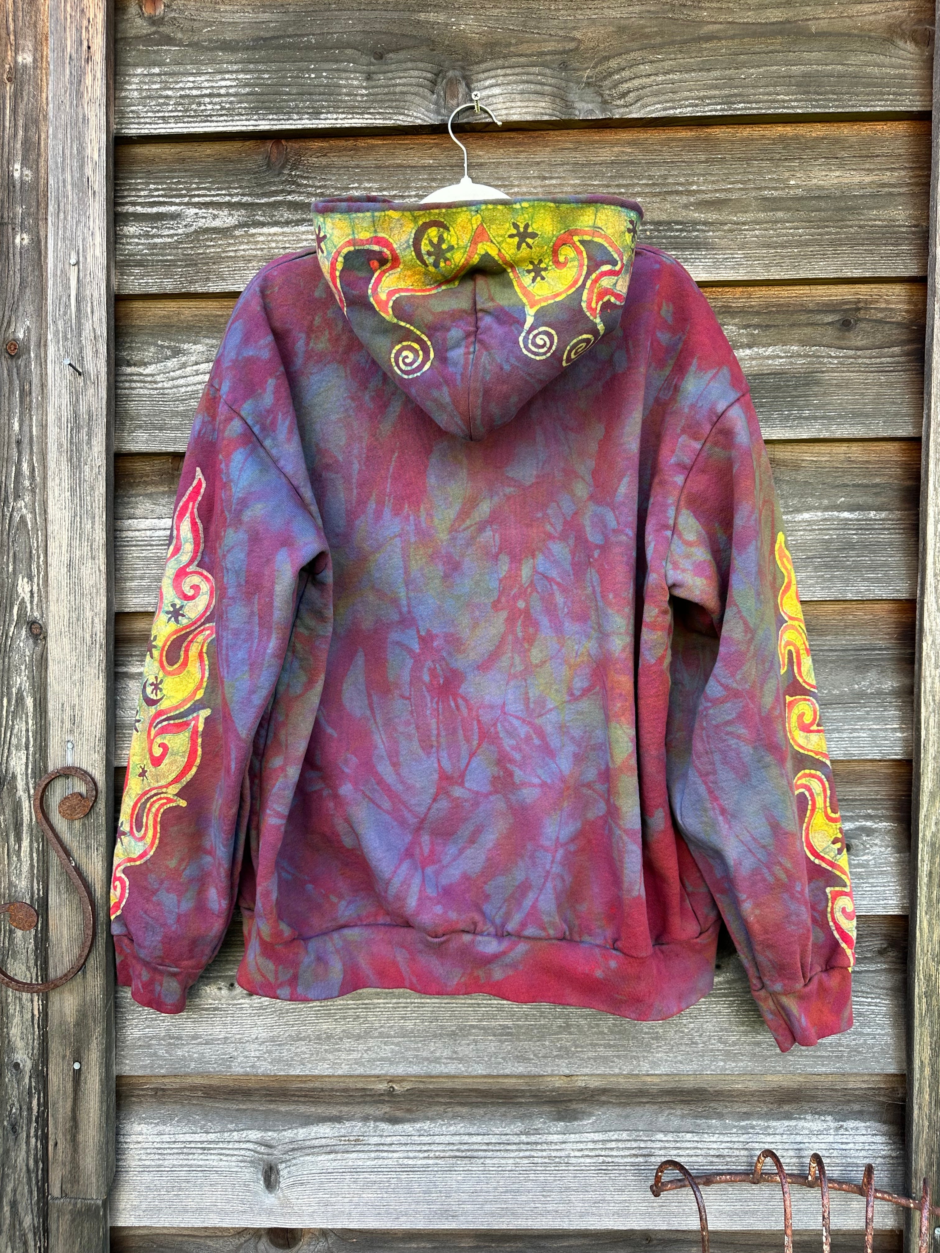 Batik dyed hoodie new arrivals