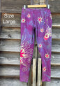 Sunrise Sunset Moon and Stars Batik Leggings leggings batikwalla Large 