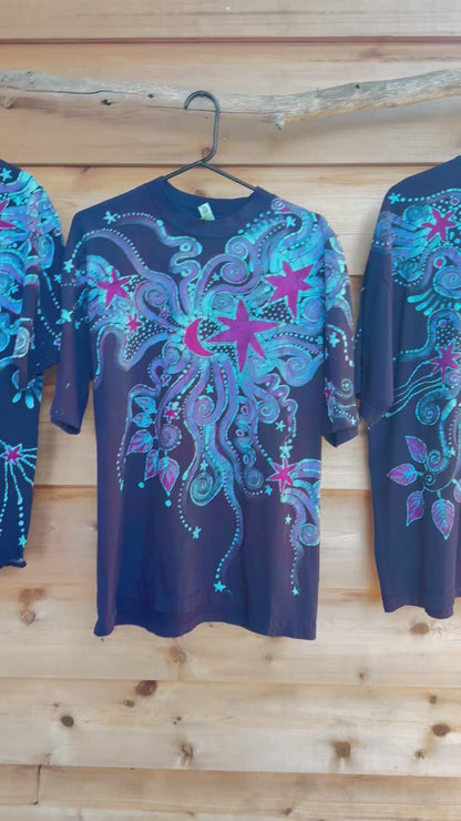 Daydream at Main Stage Psychedelic Hand Painted Original Batik T-shirt