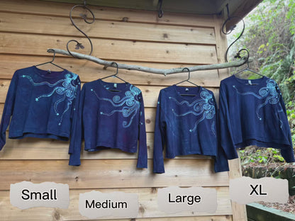 Pacific Moon Long Sleeve Batik T-Shirt