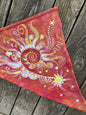 Fire On The Mountain Handmade Batik Bandana scarf batikwalla 