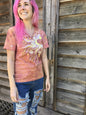 Sunshine Day At The Beach Vneck Tee Batikwalla by Victoria 