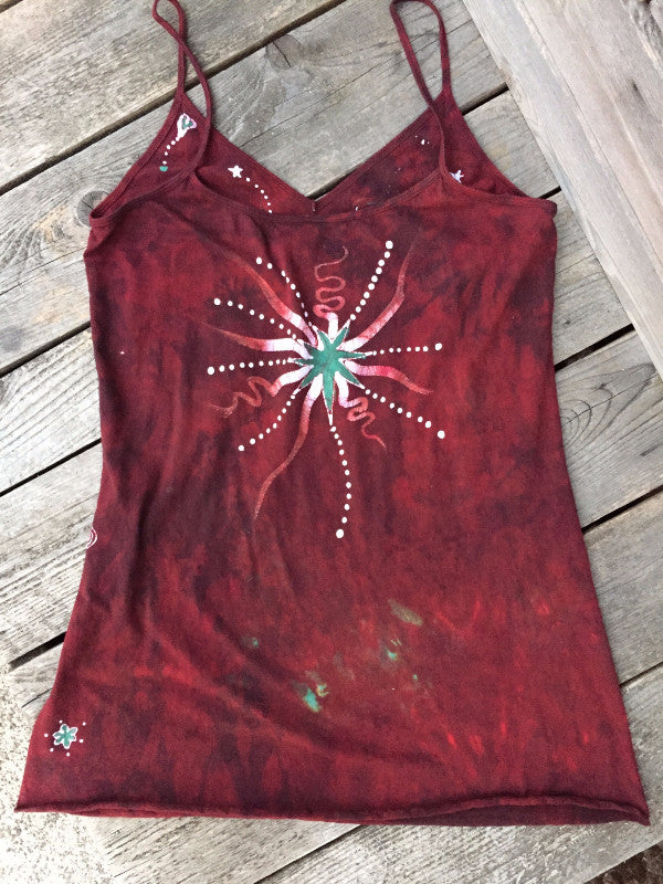 Red Harvest Moon Long Summer Camisole - Batikwalla 
 - 3