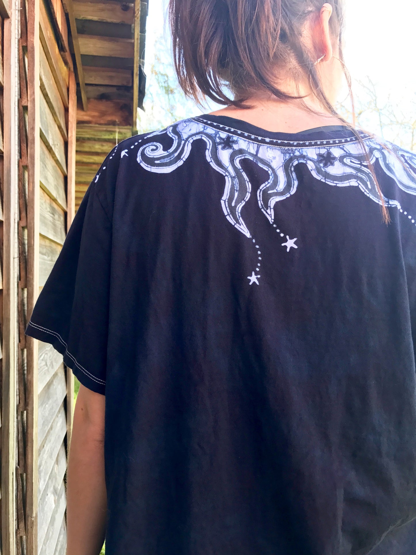 Hints Of Handmade Batik Tee - Plus Size - 3X