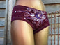 Burgundy Batik Boyshort Undies - Batikwalla 
 - 1