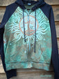 Usnea Moss Tree of Life Handmade Batik Hoodie - Batikwalla 
 - 6