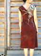 Trees for the Forest Organic Cotton Batik Dress - Batikwalla 
 - 5