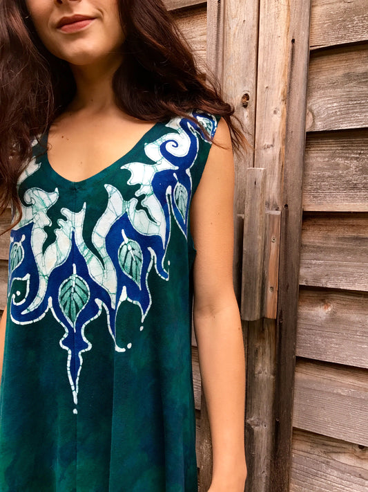 Hawaiian Batikwalla Dress in Organic Cotton - Size Large