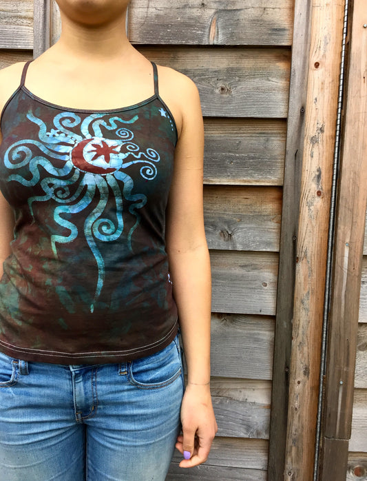 The Earth is Magic Batik Yoga Camisole - Batikwalla 
 - 1