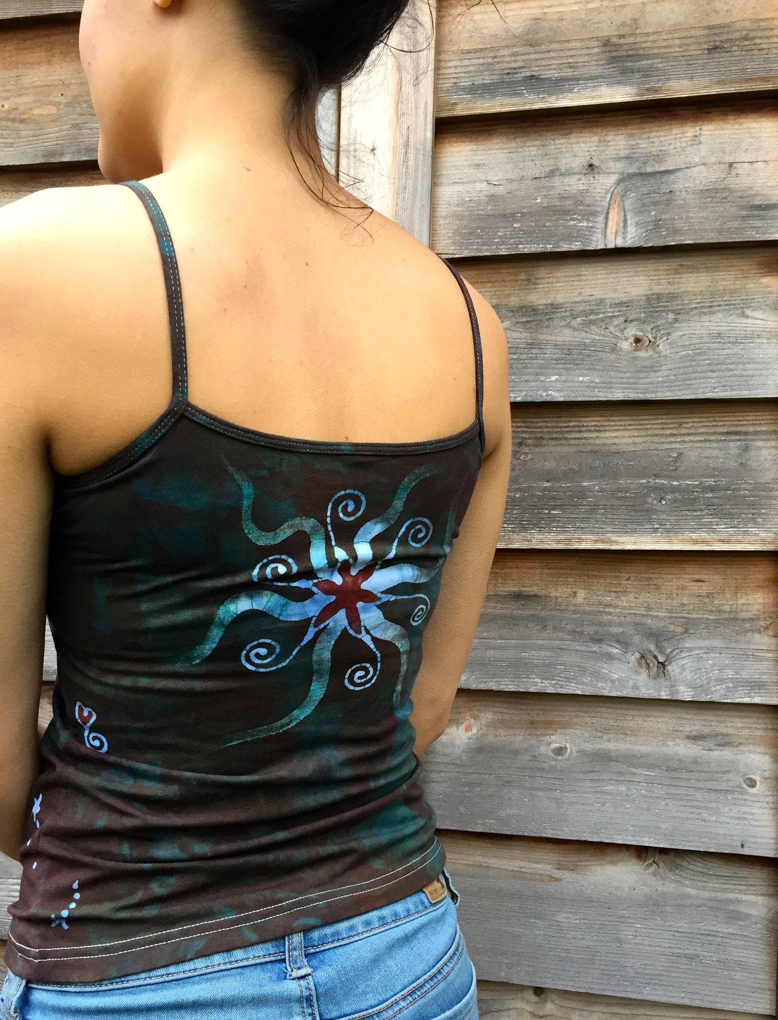 The Earth is Magic Batik Yoga Camisole - Batikwalla 
 - 2