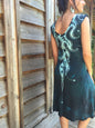 Aquarius Blooming Organic Cotton Batik Dress - Batikwalla 
 - 1