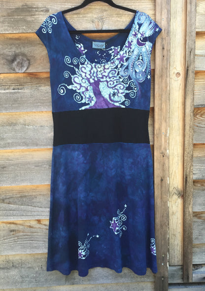 Blue River Batik Organic Cotton Hemp Summer Dress - Batikwalla 
 - 1