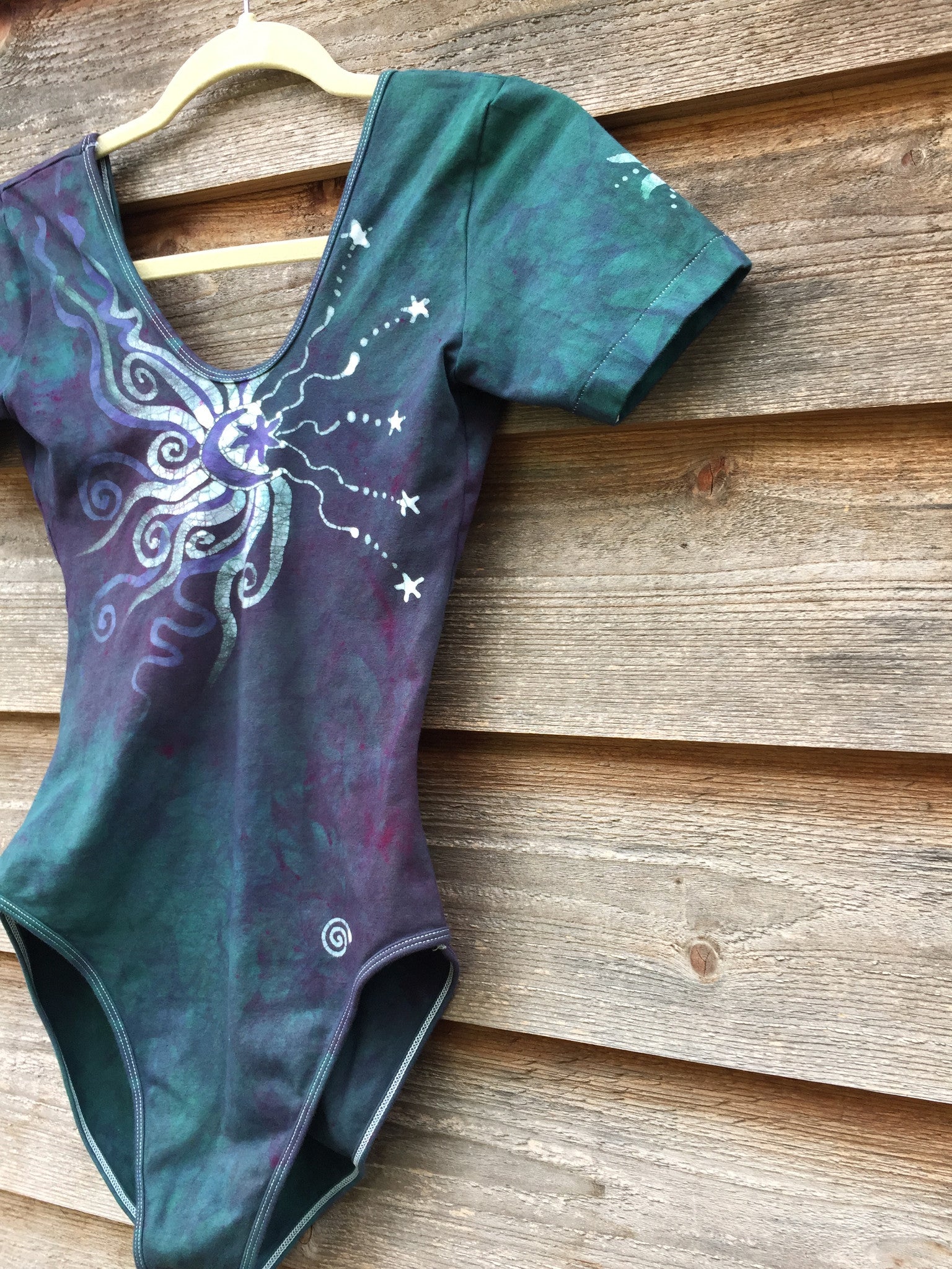 Deep Teal Moon Dance Batik Leotard – Batikwalla by Victoria