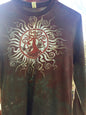 Earth Is Magic Tree of Life Long Sleeve Batik Mens Tshirt - Size Medium - Batikwalla 
 - 1