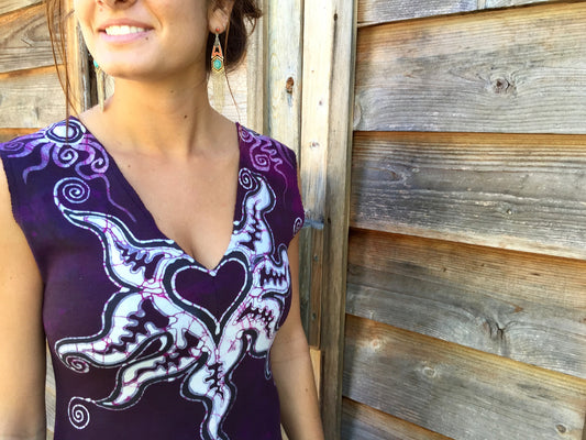 Untethered Love Medallion Organic Cotton Batik Dress - Batikwalla 
 - 1