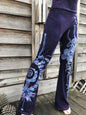 Moon Berry Mist Handmade Batik Yoga Pants